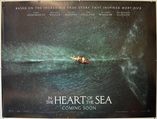 In The Heart Of The Sea  (Teaser / Advance Version)   Original Quad Poster - Film Poster - Movie Poster