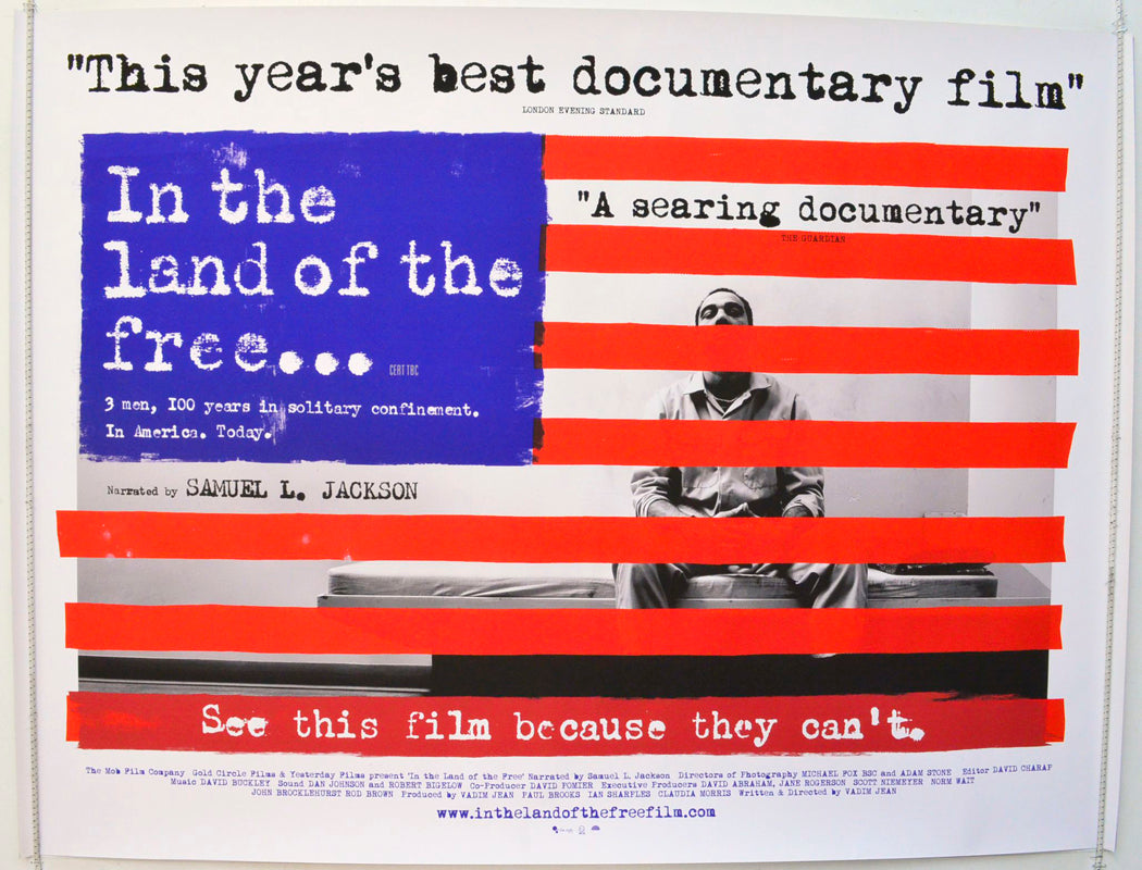 In The Land Of The Free Original British Quad Poster - Film Poster - Movie Poster 