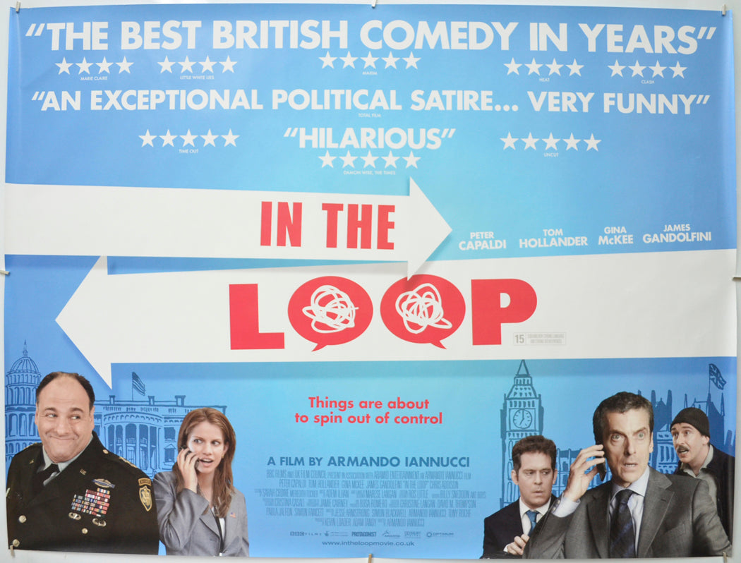 In The Loop Original Quad Poster - Film Poster - Movie Poster  