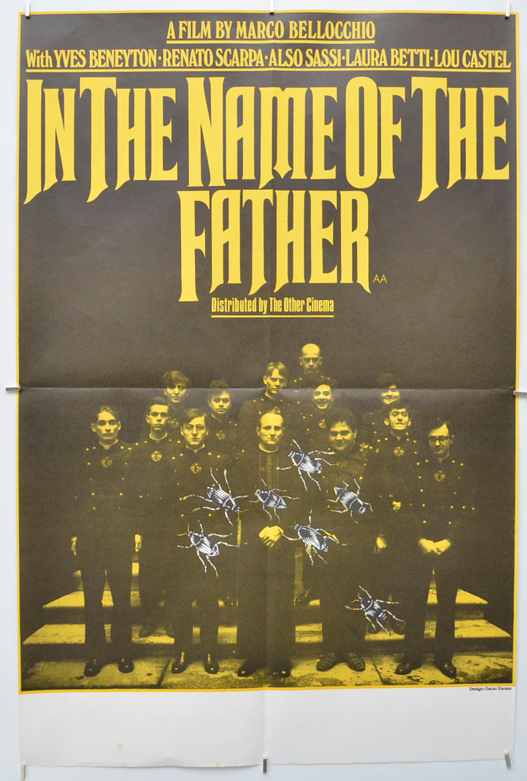 In The Name Of The Father (a.k.a. Nel nome del padre) Original Double Crown Poster - Film Poster - Movie Poster