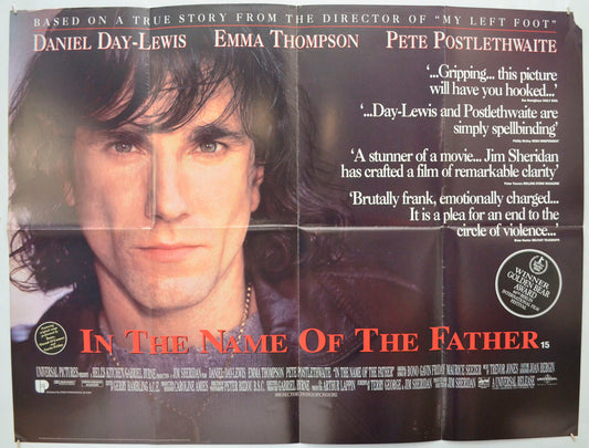 In The Name Of The Father Original Quad Poster - Film Poster - Movie Poster