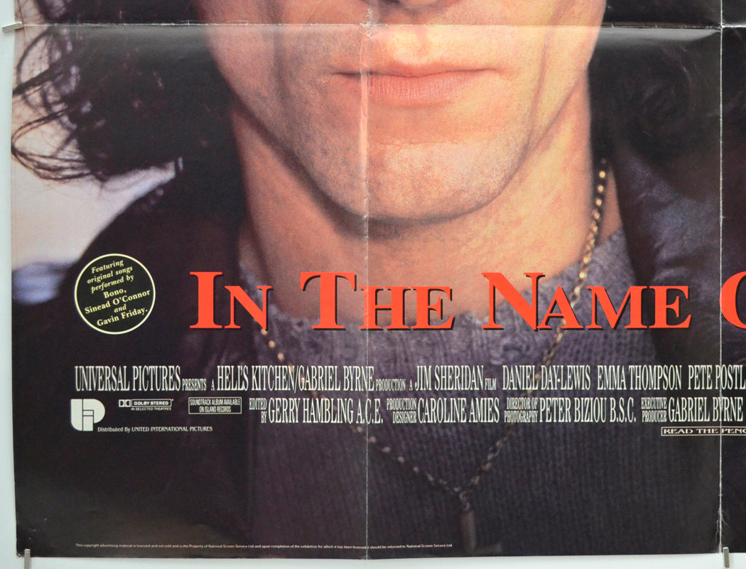 IN THE NAME OF THE FATHER (Bottom Left) Cinema Quad Movie Poster 