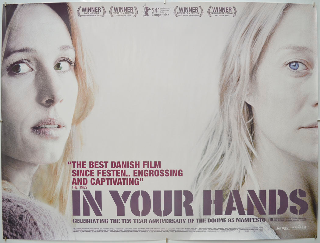 In Your Hands (a.k.a. Forbrydelser) Original Quad Poster - Film Poster - Movie Poster