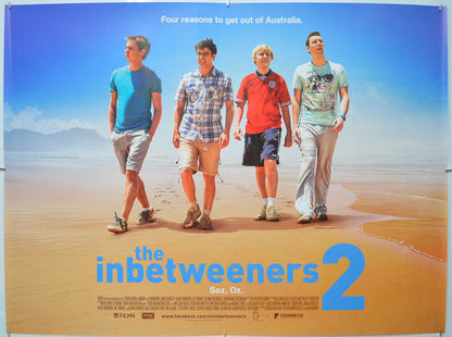 The Inbetweeners 2 Original Quad Poster - Film Poster - Movie Poster