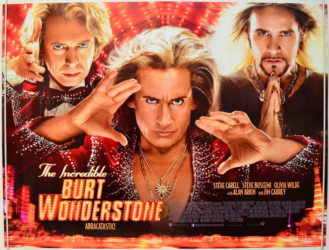 The Incredible Burt Wonderstone Original British Quad Poster - Film Poster - Movie Poster 