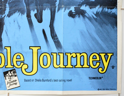 THE INCREDIBLE JOURNEY (Bottom Right) Cinema Quad Movie Poster 