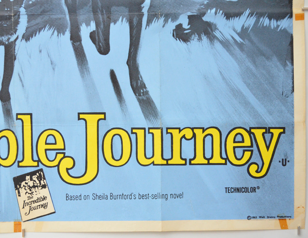 THE INCREDIBLE JOURNEY (Bottom Right) Cinema Quad Movie Poster 