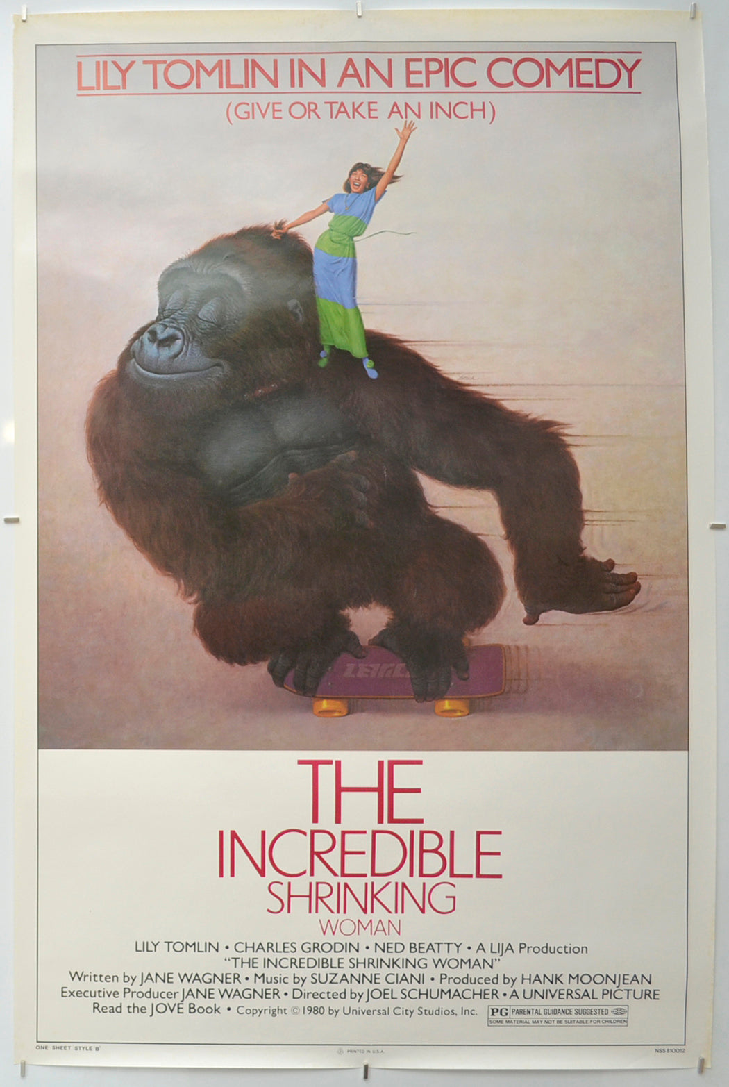 The Incredible Shrinking Woman - Original One Sheet Poster - Film Poster - Movie Poster