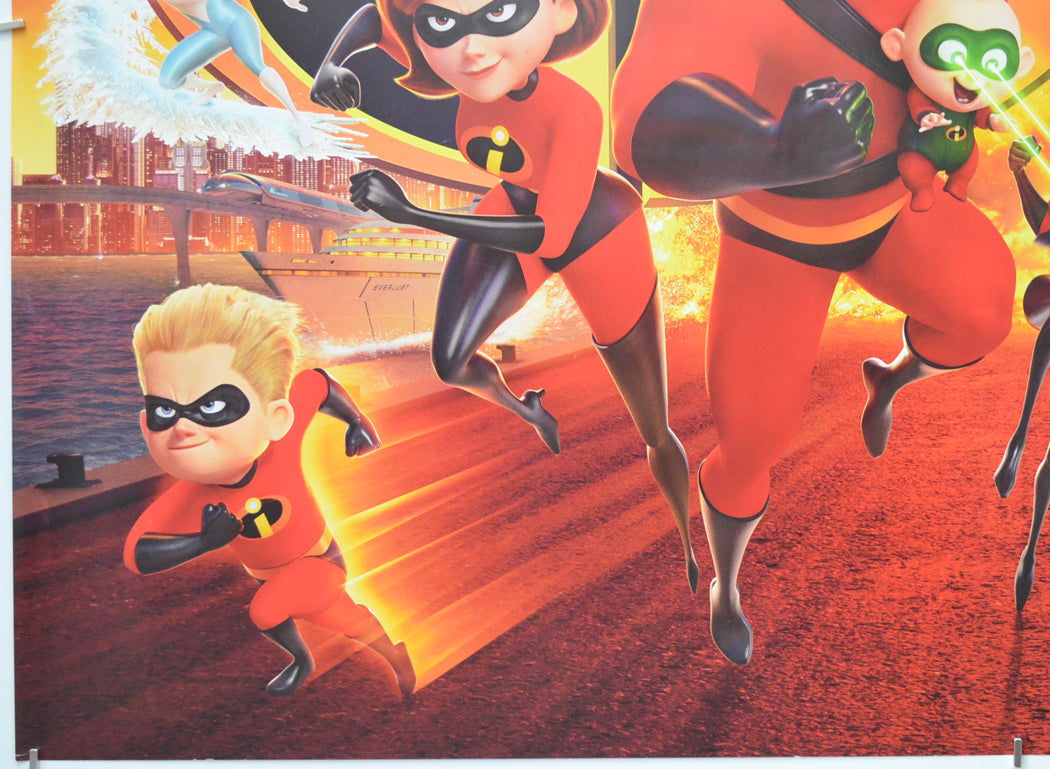 THE INCREDIBLES 2 (Bottom Left) Cinema Quad Movie Poster 