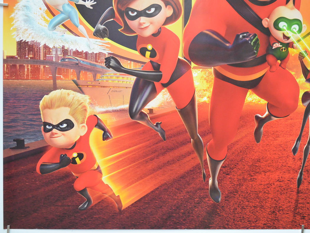 THE INCREDIBLES 2 (Bottom Left) Cinema Quad Movie Poster 