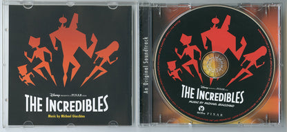 THE INCREDIBLES Original CD Soundtrack (Inside) 