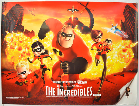 The Incredibles Original Quad Poster - Film Poster - Movie Poster  