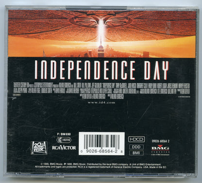 INDEPENDENCE DAY Original CD Soundtrack (back) 