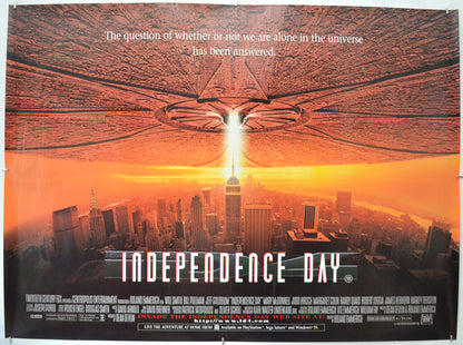 Independence Day Original Quad Poster - Film Poster - Movie Poster  