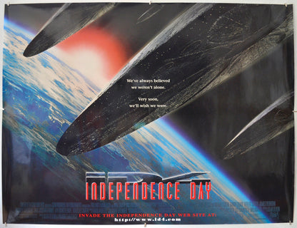 Independence Day (Teaser / Advance Version 2)  Original Quad Poster - Film Poster - Movie Poster  