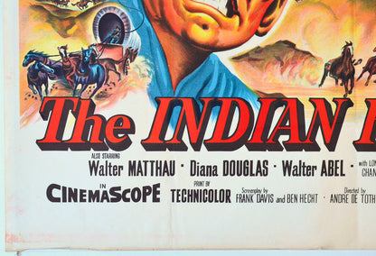 THE INDIAN FIGHTER (Bottom Left) Cinema Quad Movie Poster 