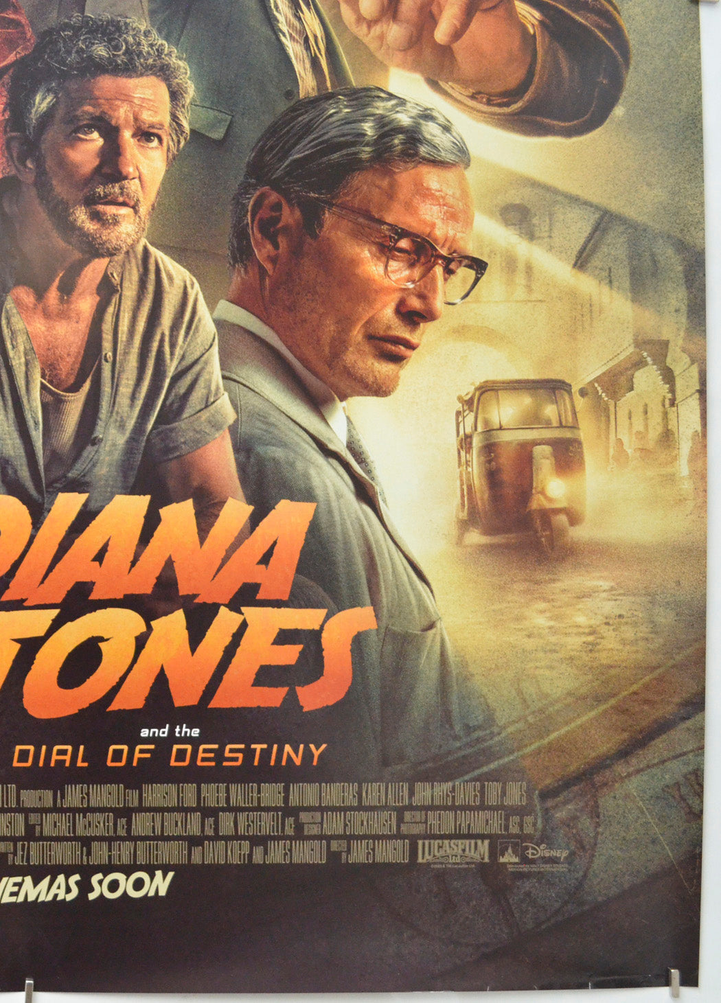 Indiana Jones And The Dial Of Destiny (Bottom Right) Cinema One Sheet Movie Poster 