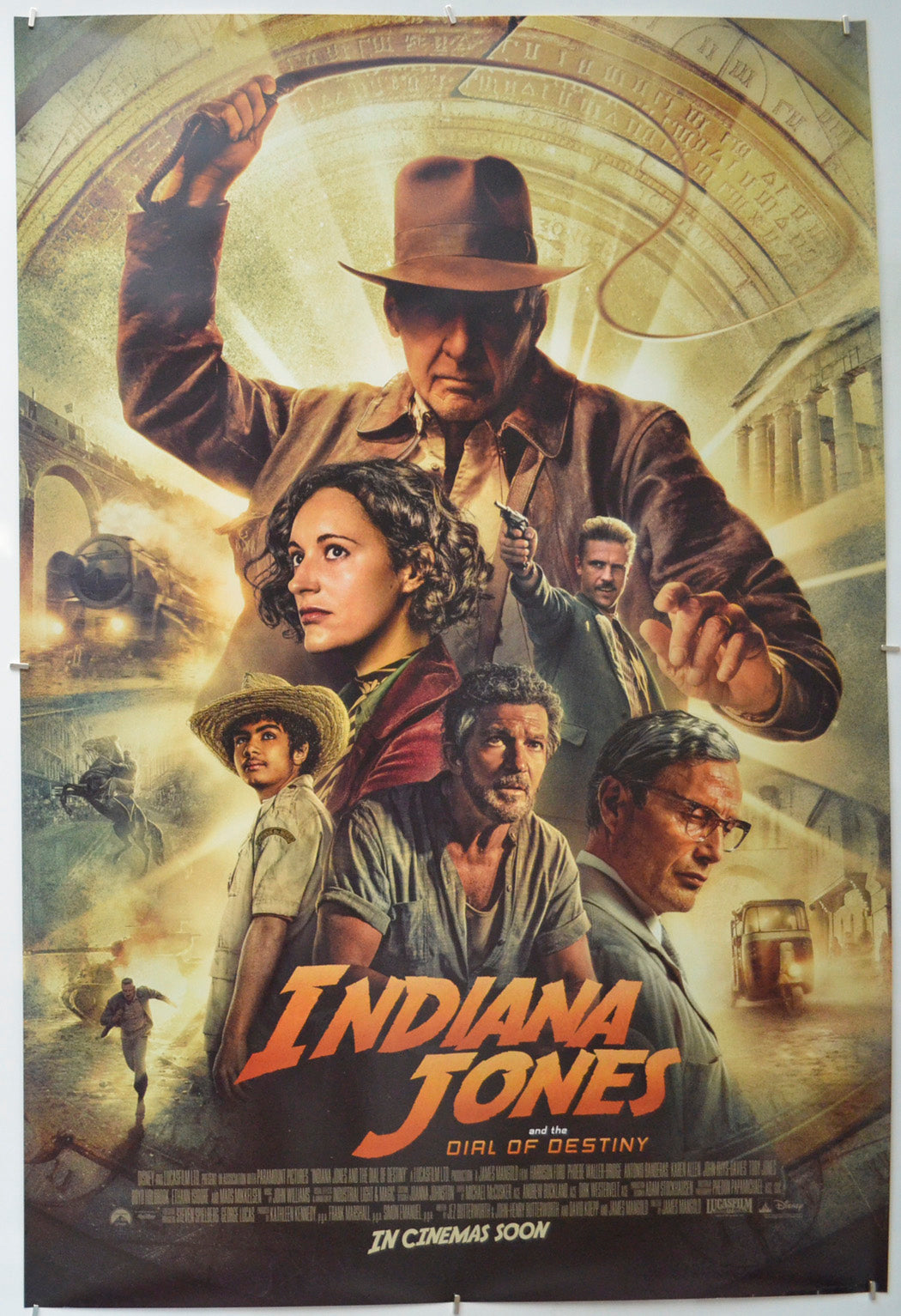 Indiana Jones And The Dial Of Destiny - Original One Sheet Poster - Film Poster - Movie Poster 