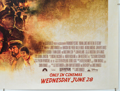 Indiana Jones And The Dial Of Destiny (Bottom Right) Cinema Quad Movie Poster 