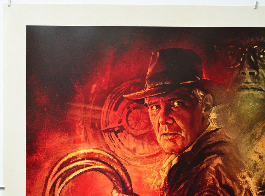Indiana Jones And The Dial Of Destiny (Top Left) Cinema Quad Movie Poster 