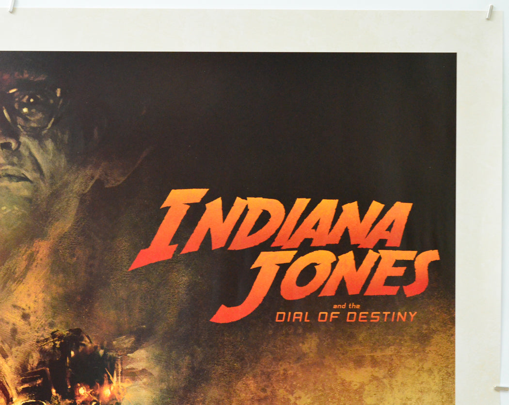 Indiana Jones And The Dial Of Destiny (Top Right) Cinema Quad Movie Poster 