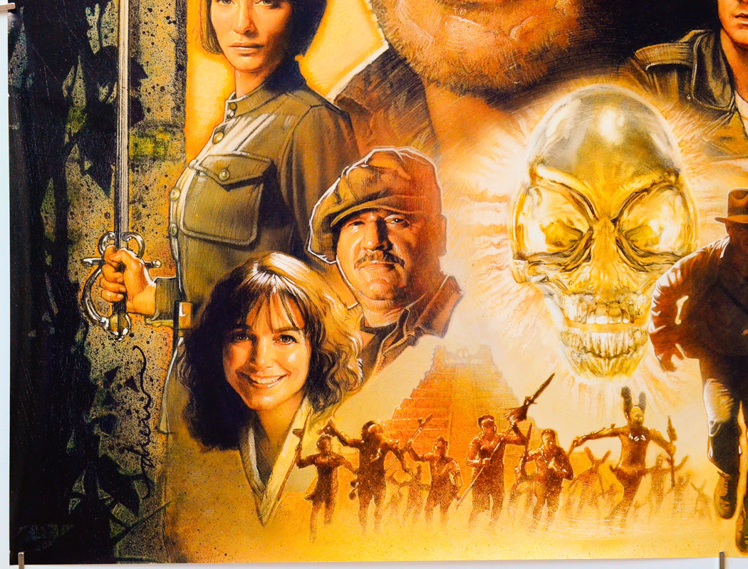 Indiana Jones And The Kingdom Of The Crystal Skull (Bottom Left) Cinema Quad Movie Poster 