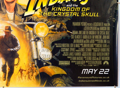 Indiana Jones And The Kingdom Of The Crystal Skull (Bottom Right) Cinema Quad Movie Poster 