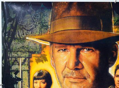 Indiana Jones And The Kingdom Of The Crystal Skull (Top Left) Cinema Quad Movie Poster 