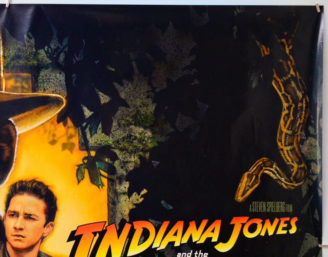 Indiana Jones And The Kingdom Of The Crystal Skull (Top Right) Cinema Quad Movie Poster 
