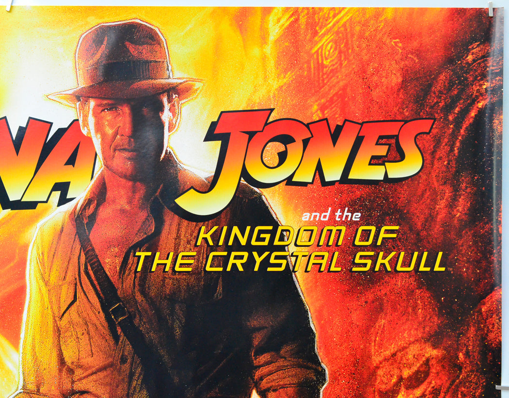 Indiana Jones And The Kingdom Of The Crystal Skull (Top Right) Cinema Quad Movie Poster 
