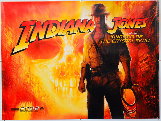 Indiana Jones And The Kingdom Of The Crystal Skull - Original Quad Poster - Film Poster - Movie Poster