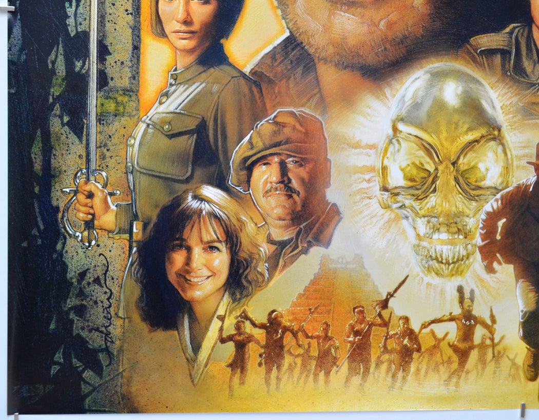 Indiana Jones And The Kingdom Of The Crystal Skull (Bottom Left) Cinema Quad Movie Poster 