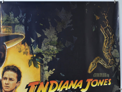 Indiana Jones And The Kingdom Of The Crystal Skull (Top Right) Cinema Quad Movie Poster 