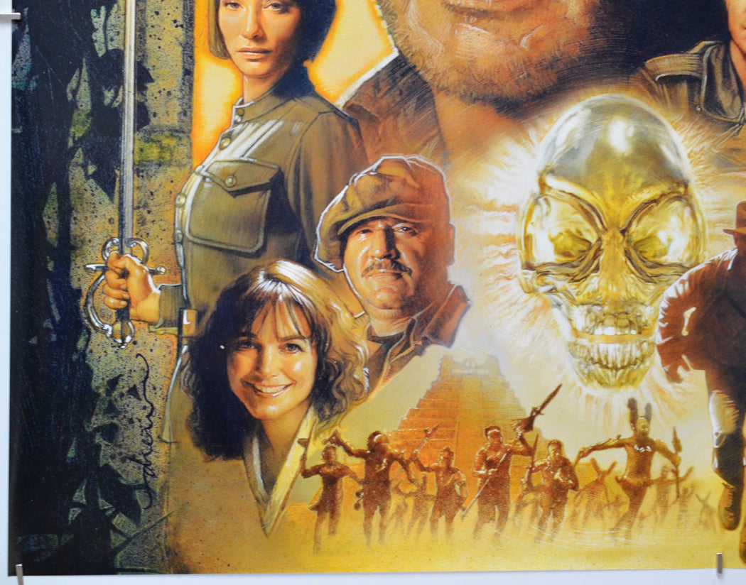 Indiana Jones And The Kingdom Of The Crystal Skull (Bottom Left) Cinema Quad Movie Poster 