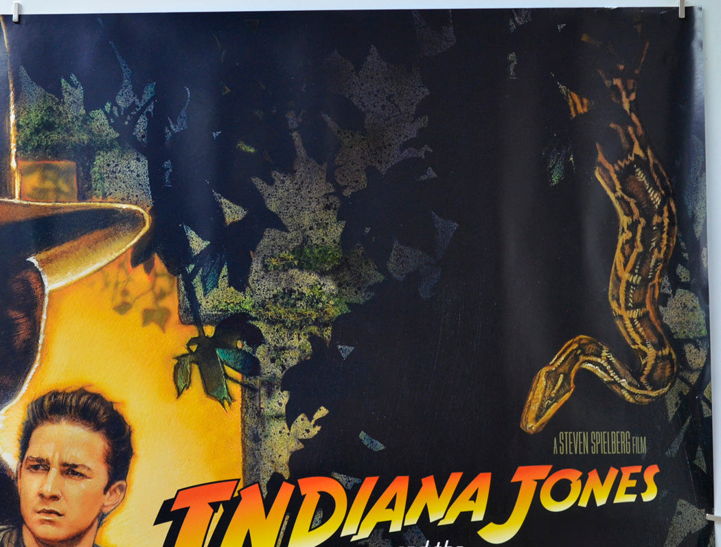 Indiana Jones And The Kingdom Of The Crystal Skull (Top Right) Cinema Quad Movie Poster 