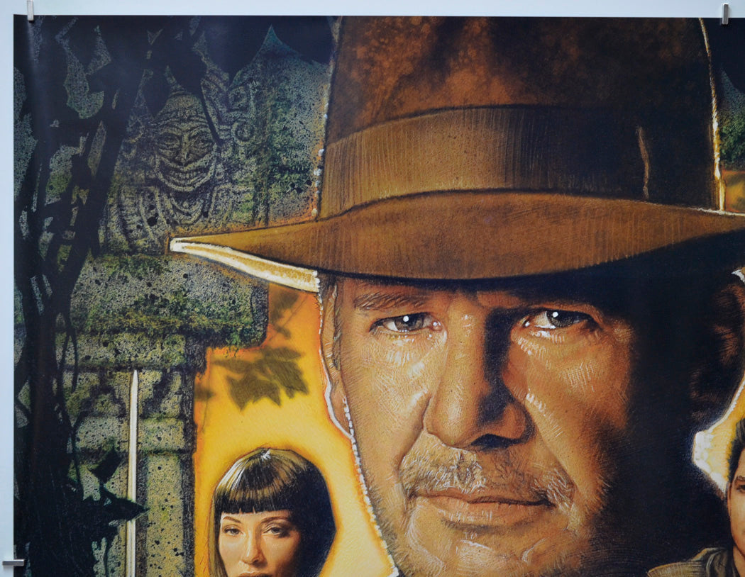 Indiana Jones And The Kingdom Of The Crystal Skull (Top Left) Cinema Quad Movie Poster 