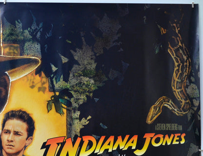 Indiana Jones And The Kingdom Of The Crystal Skull (Top Right) Cinema Quad Movie Poster 