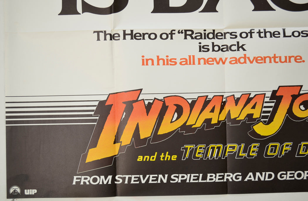 INDIANA JONES AND THE TEMPLE OF DOOM (Bottom Left) Cinema Quad Movie Poster 