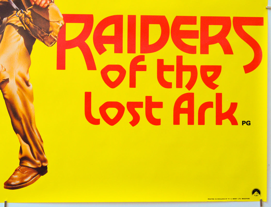 Indiana Jones And The Temple Of Doom / Raiders Of The Lost Ark (Bottom Right) Cinema Quad Movie Poster 