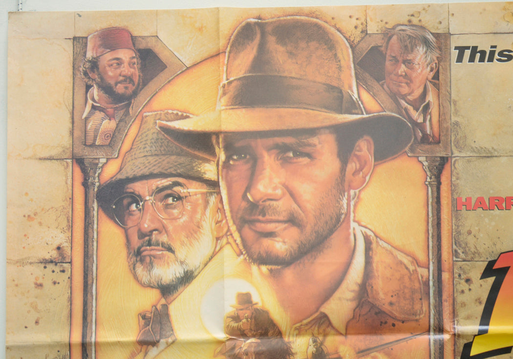 INDIANA JONES AND THE LAST CRUSADE (Top Left) Cinema Quad Movie Poster 