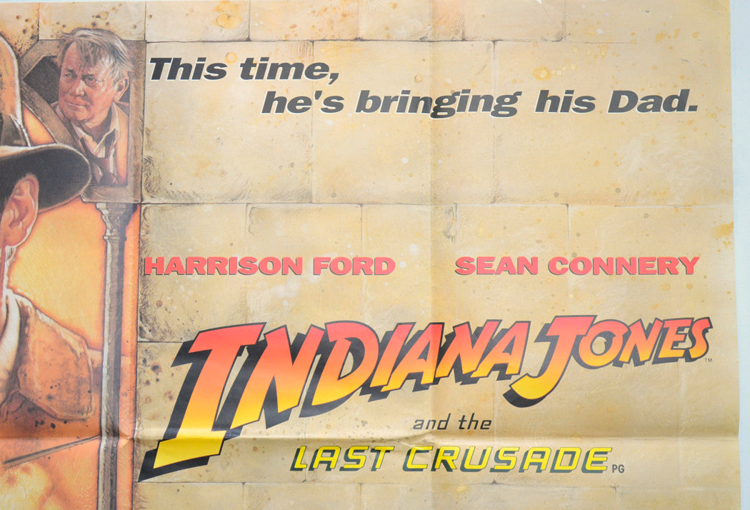 INDIANA JONES AND THE LAST CRUSADE (Top Right) Cinema Quad Movie Poster 