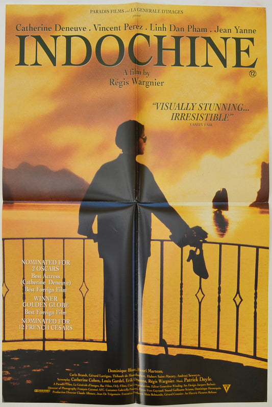 Indochine   Original Double Crown Poster - Film Poster - Movie Poster 