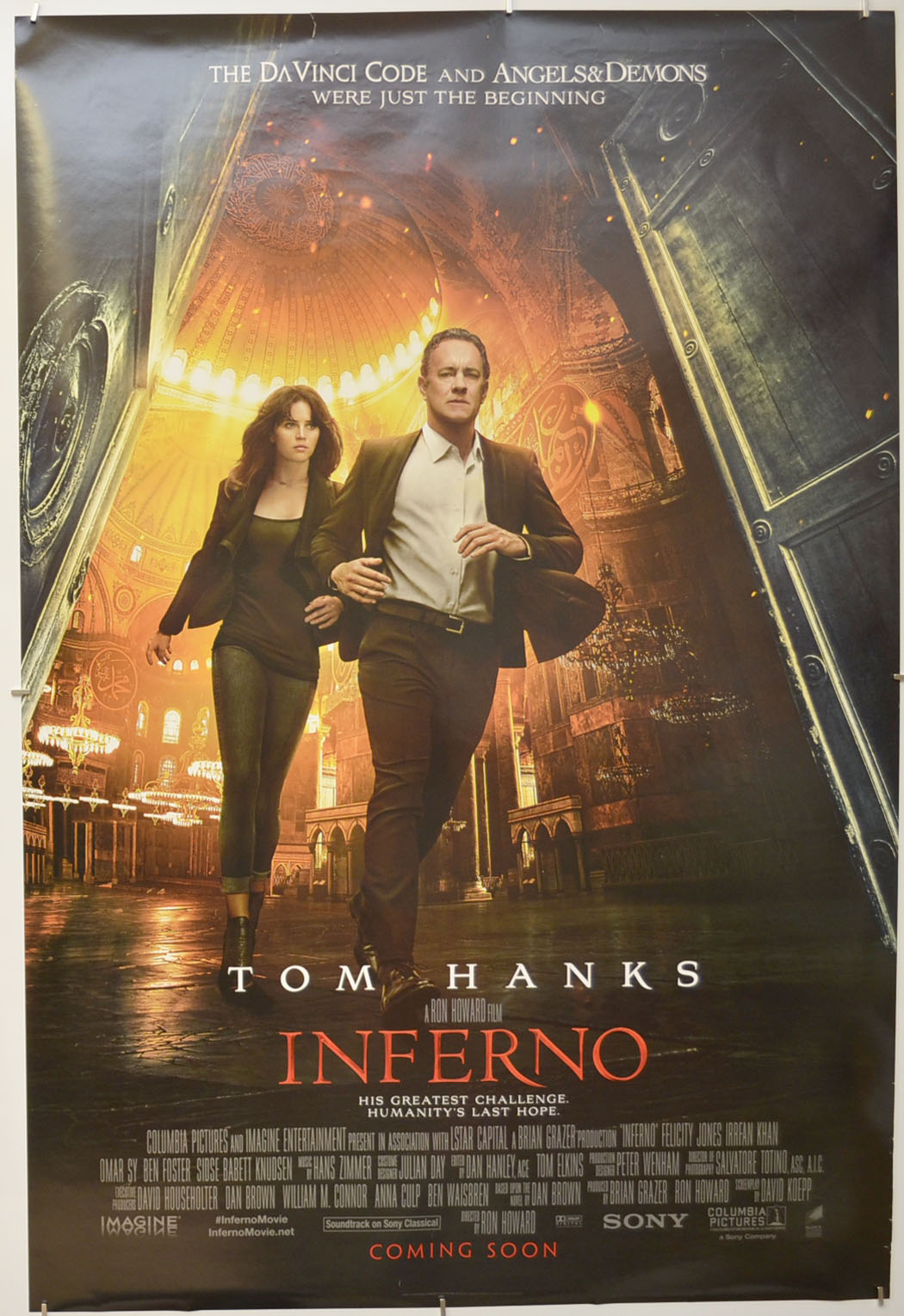 Inferno Original One Sheet Poster - Film Poster - Movie Poster