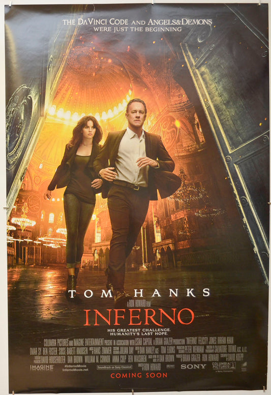 Inferno Original One Sheet Poster - Film Poster - Movie Poster