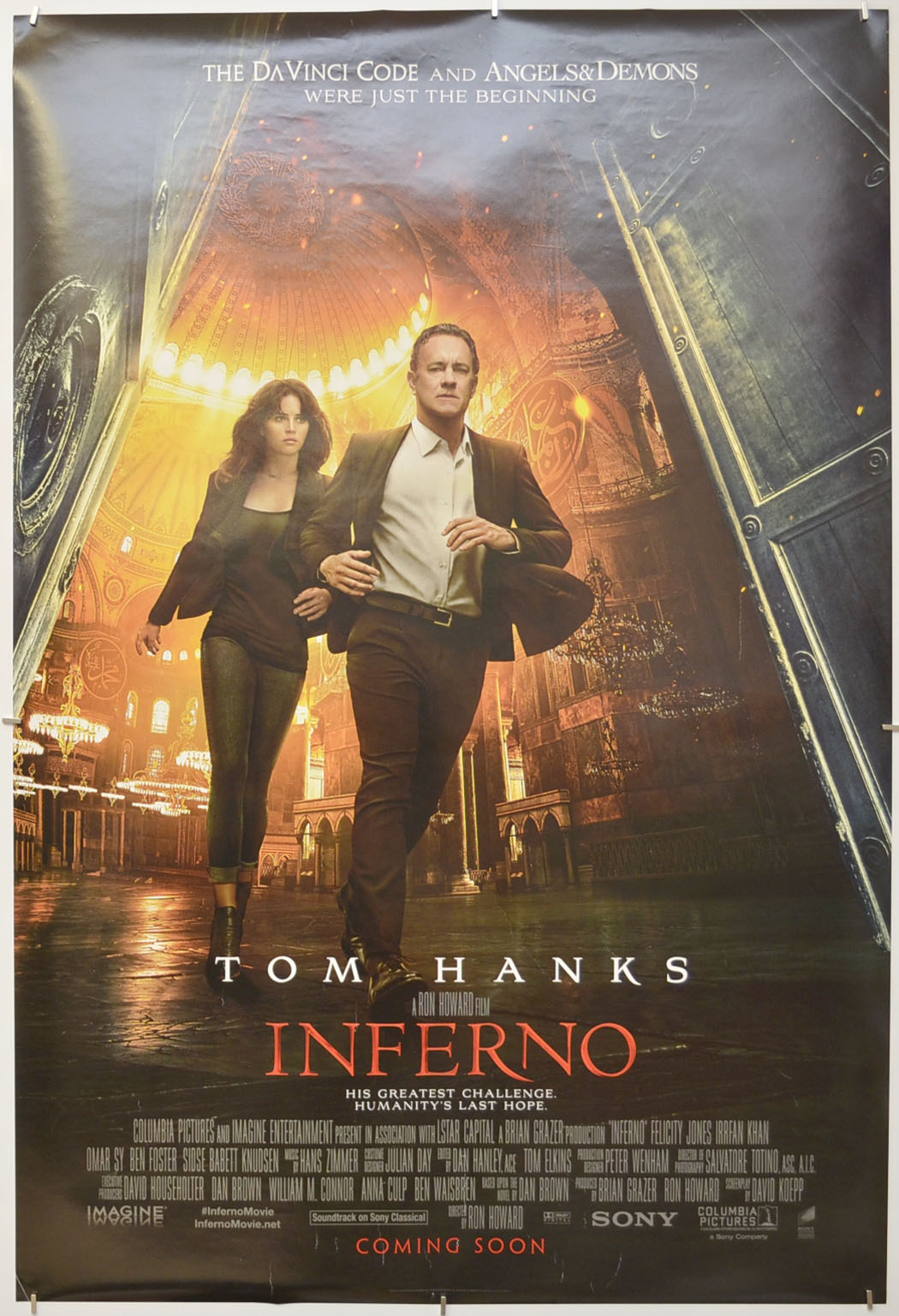 Inferno Original One Sheet Poster - Film Poster - Movie Poster