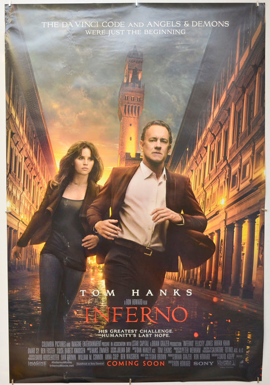 Inferno (Teaser / Advance Version) Original One Sheet Poster - Film Poster - Movie Poster