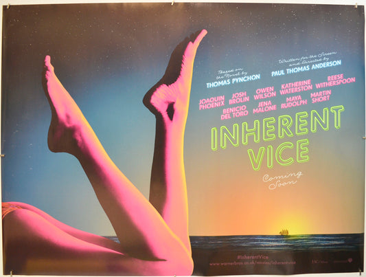 Inherent Vice  (Teaser / Advance Version)   Original Quad Poster - Film Poster - Movie Poster