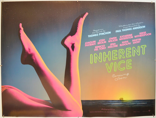 Inherent Vice  (Teaser / Advance Version)   Original Quad Poster - Film Poster - Movie Poster