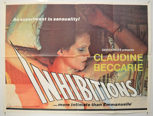 Inhibitions (a.k.a. inhibition)  Original Quad Poster - Film Poster - Movie Poster