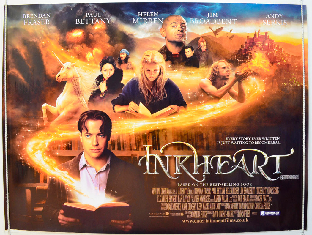 Inkheart  Original British Quad Poster - Film Poster - Movie Poster